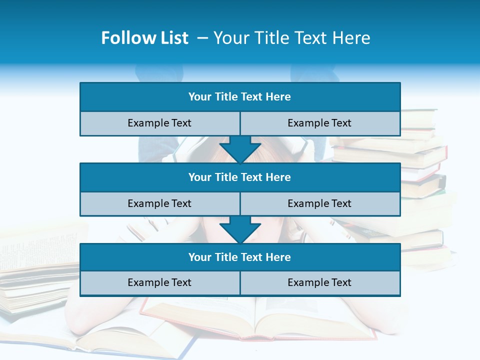 Red Haired Key Red PowerPoint Template