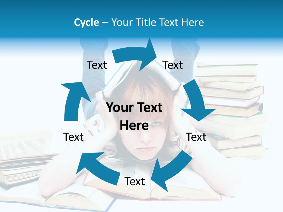 Red Haired Key Red PowerPoint Template