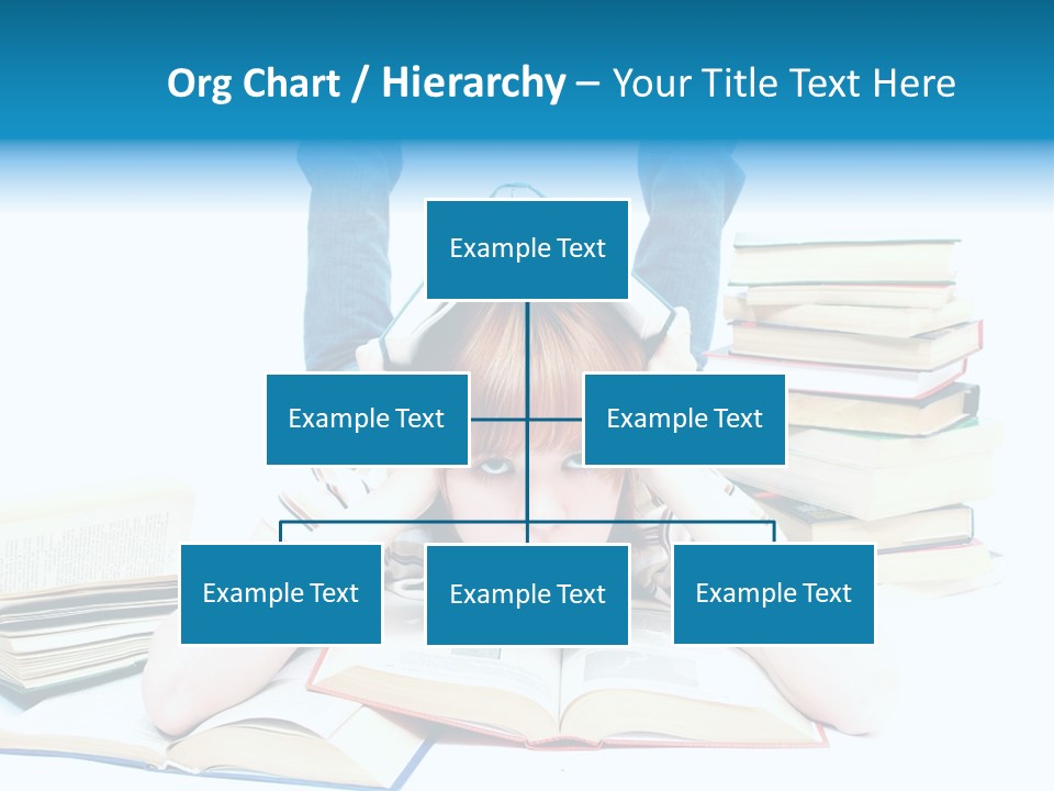 Red Haired Key Red PowerPoint Template