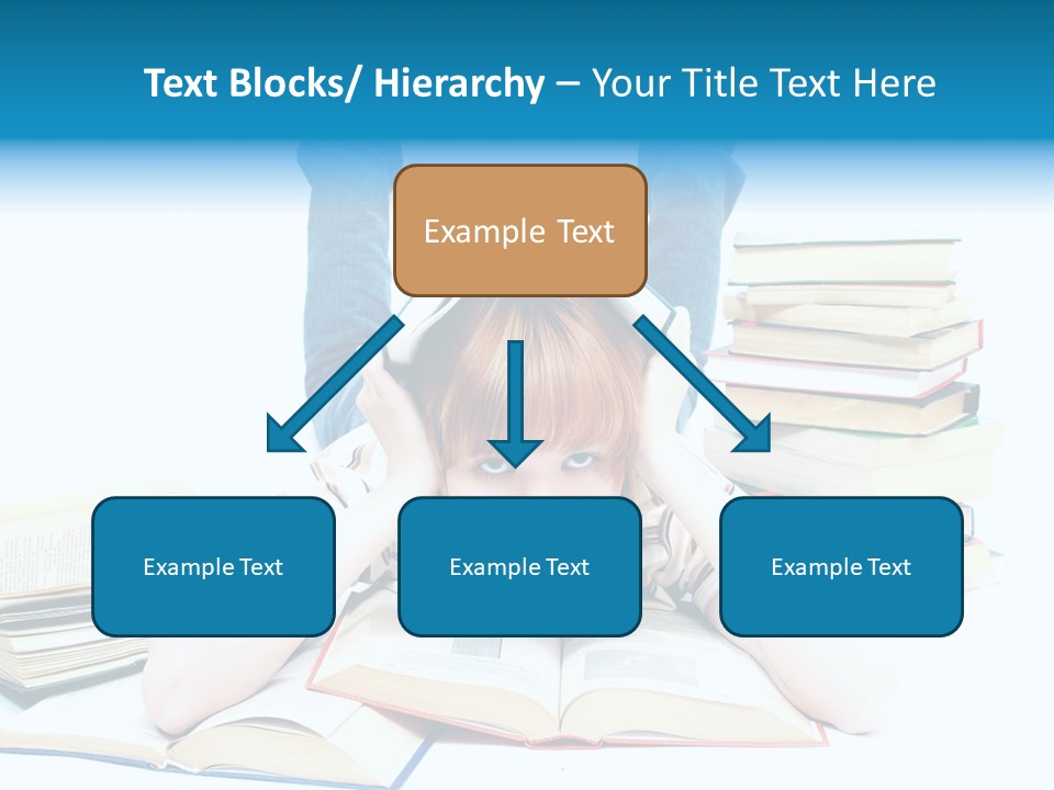 Red Haired Key Red PowerPoint Template