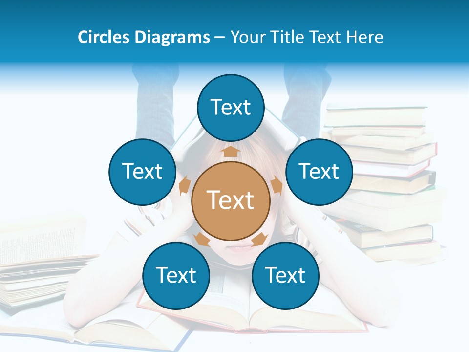 Red Haired Key Red PowerPoint Template