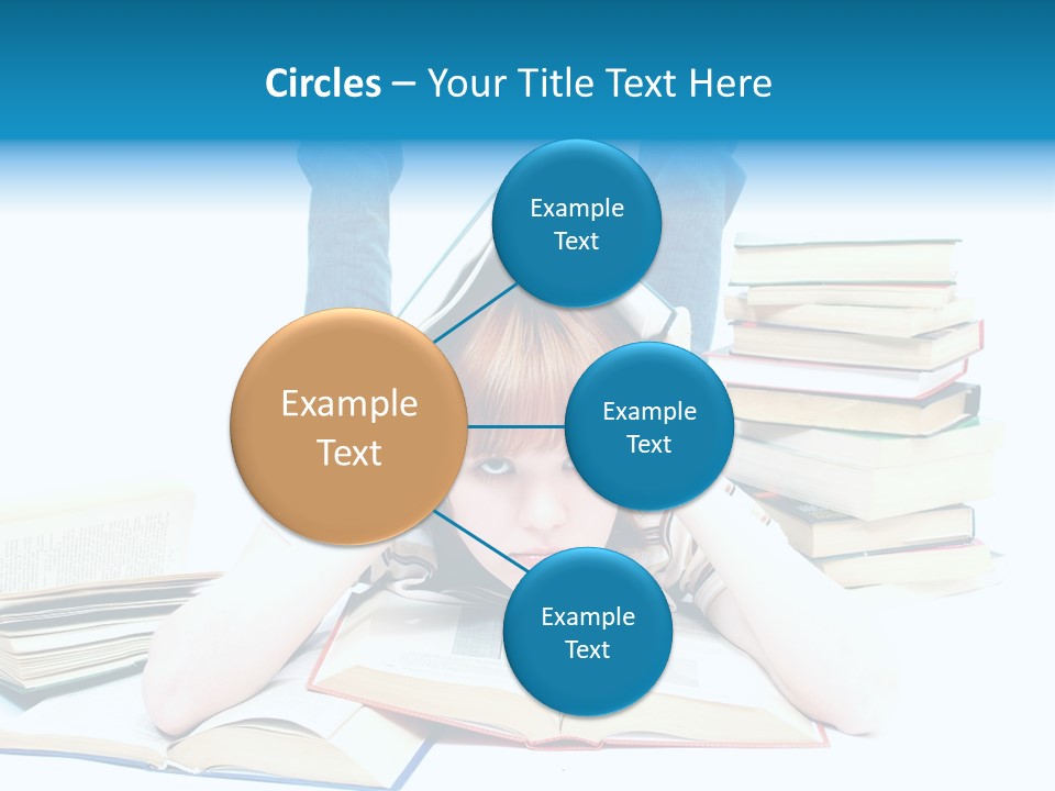 Red Haired Key Red PowerPoint Template