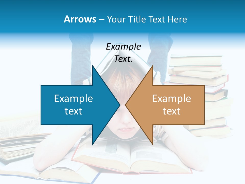 Red Haired Key Red PowerPoint Template