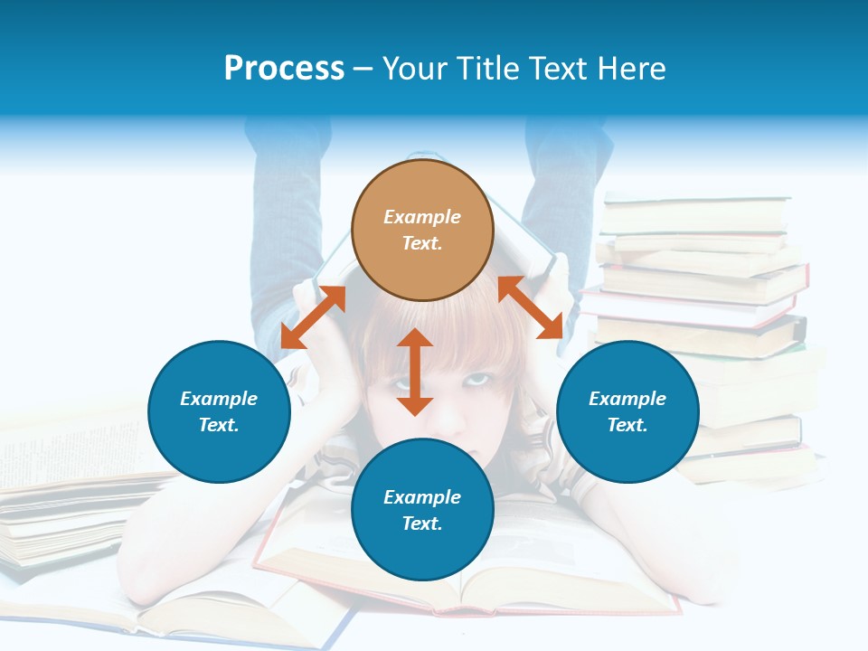 Red Haired Key Red PowerPoint Template