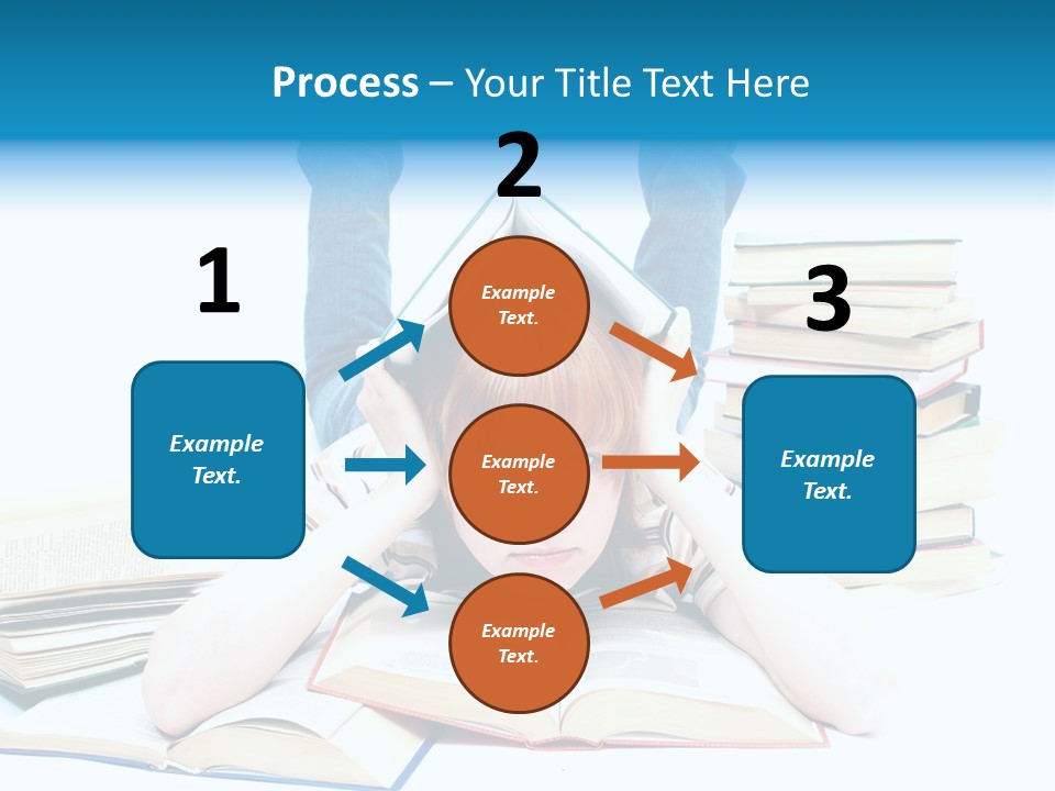 Red Haired Key Red PowerPoint Template