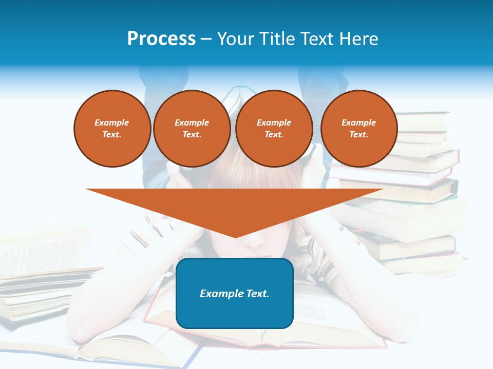 Red Haired Key Red PowerPoint Template