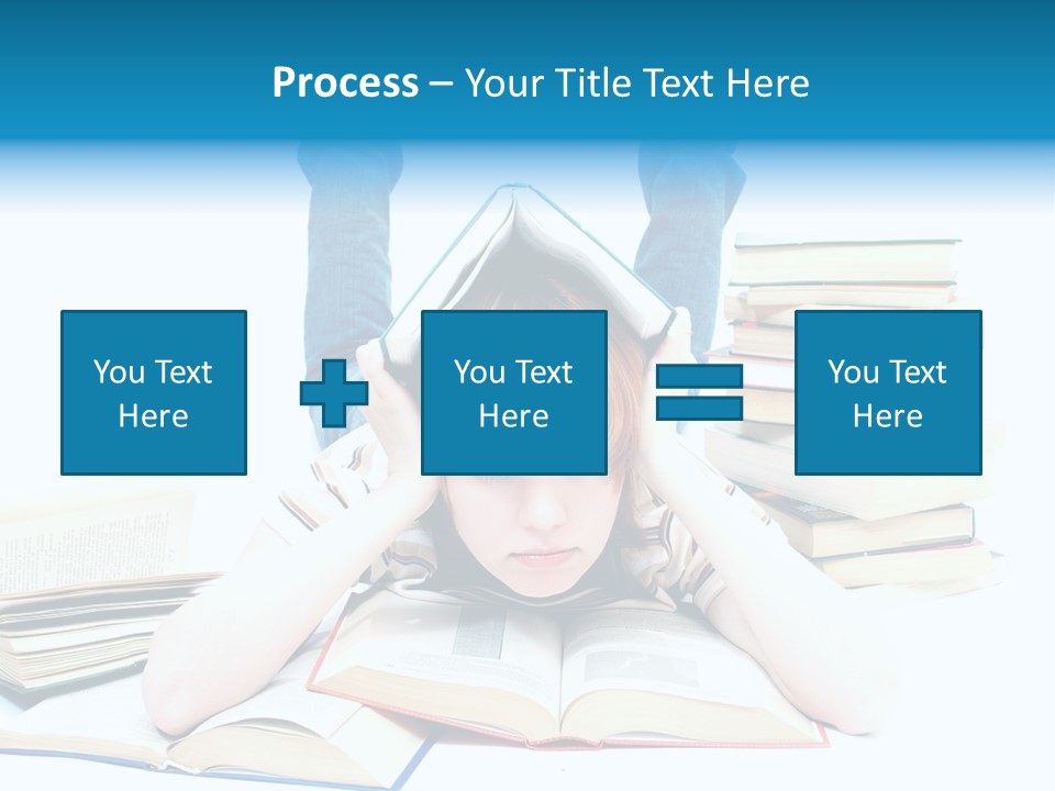 Red Haired Key Red PowerPoint Template