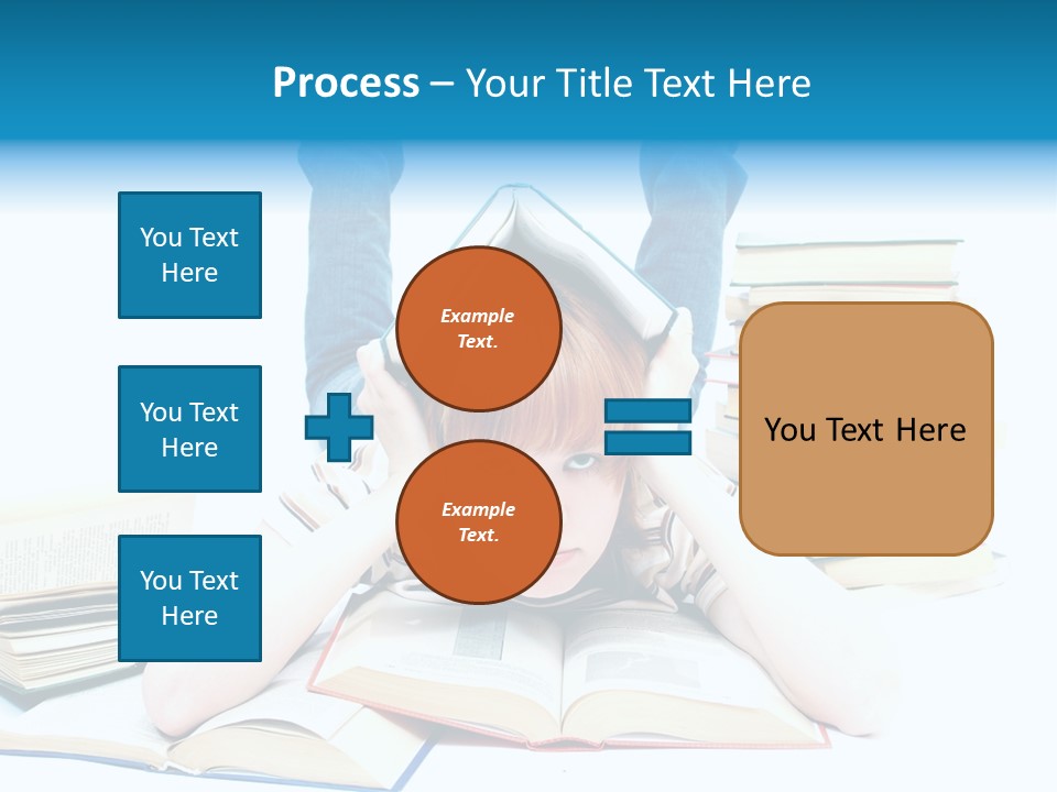 Red Haired Key Red PowerPoint Template
