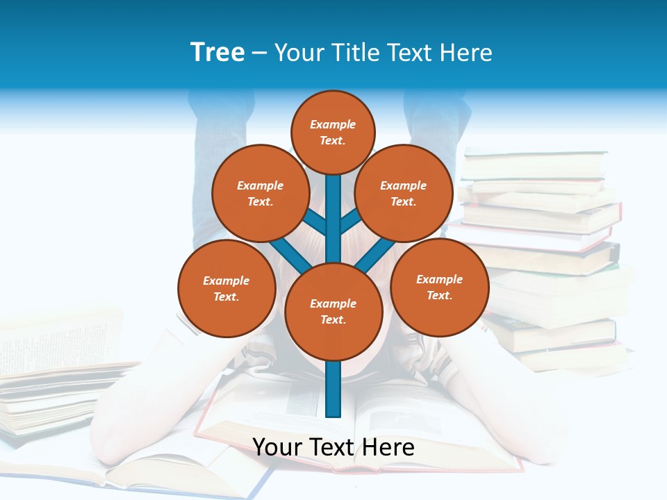 Red Haired Key Red PowerPoint Template