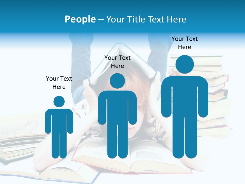 Red Haired Key Red PowerPoint Template