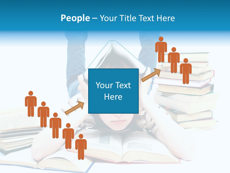 Red Haired Key Red PowerPoint Template