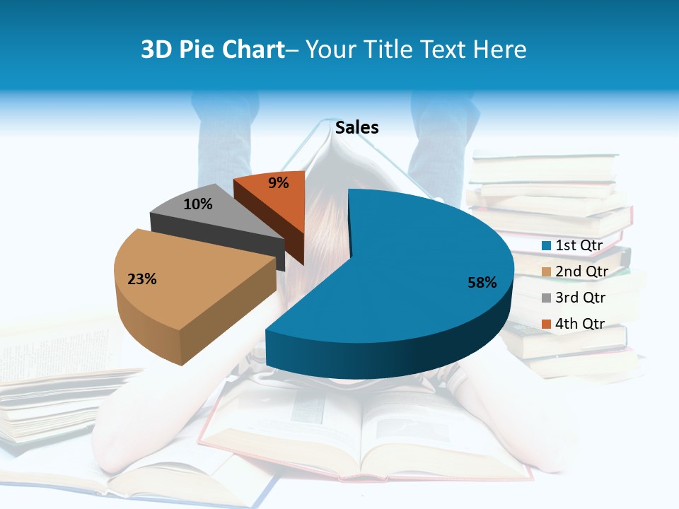 Red Haired Key Red PowerPoint Template