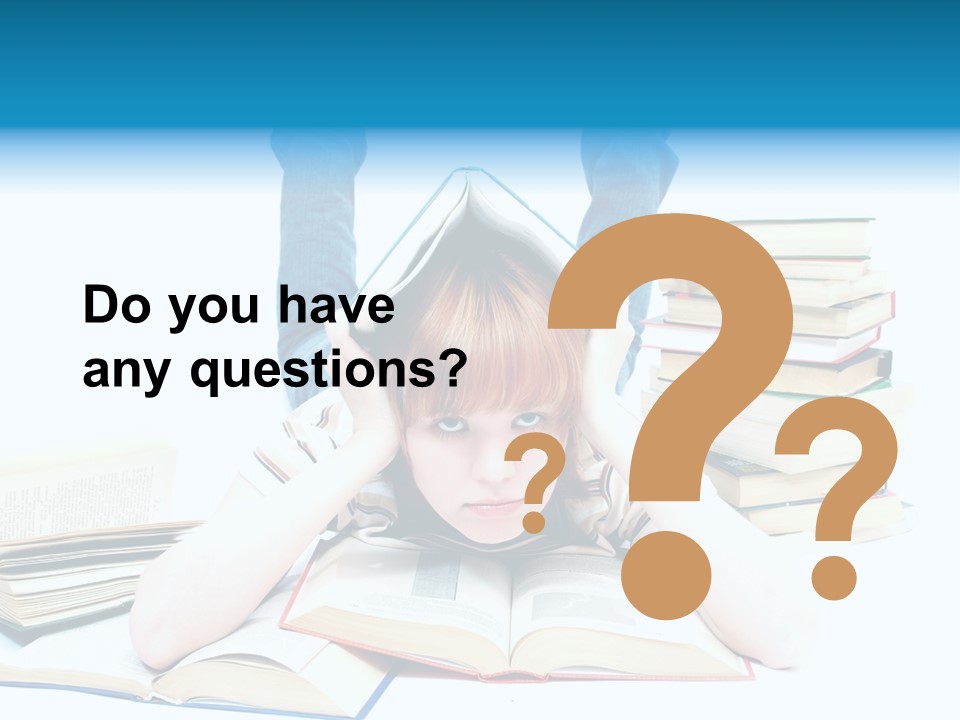 Red Haired Key Red PowerPoint Template