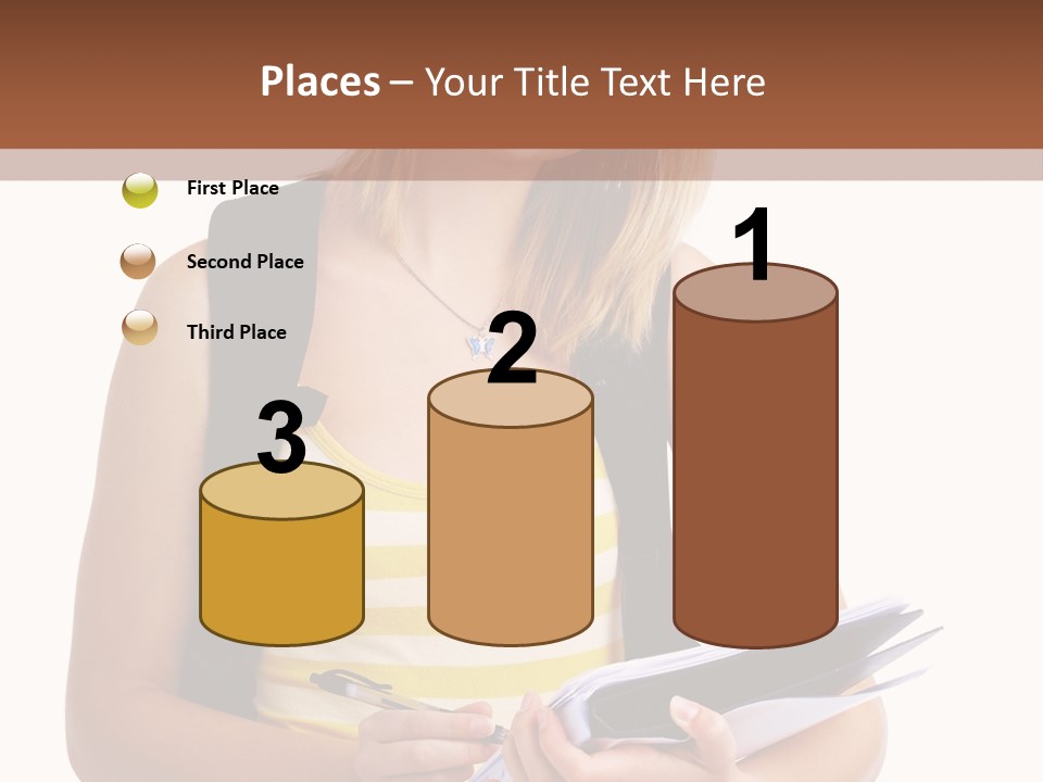 Attractive Isolated White PowerPoint Template