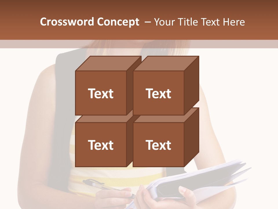 Attractive Isolated White PowerPoint Template
