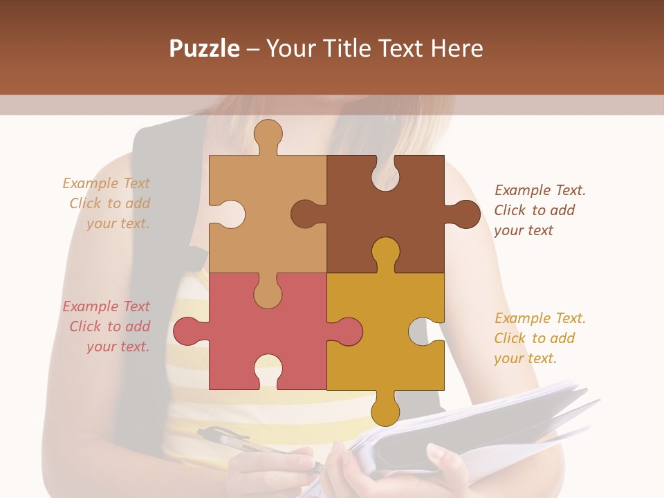 Attractive Isolated White PowerPoint Template