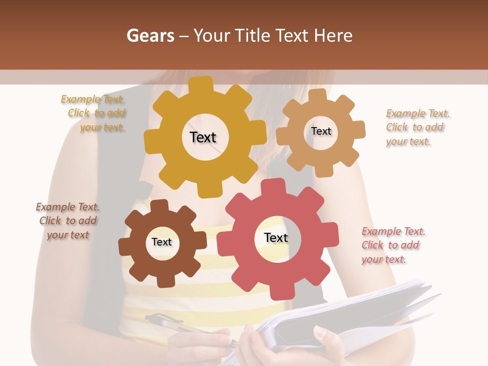 Attractive Isolated White PowerPoint Template