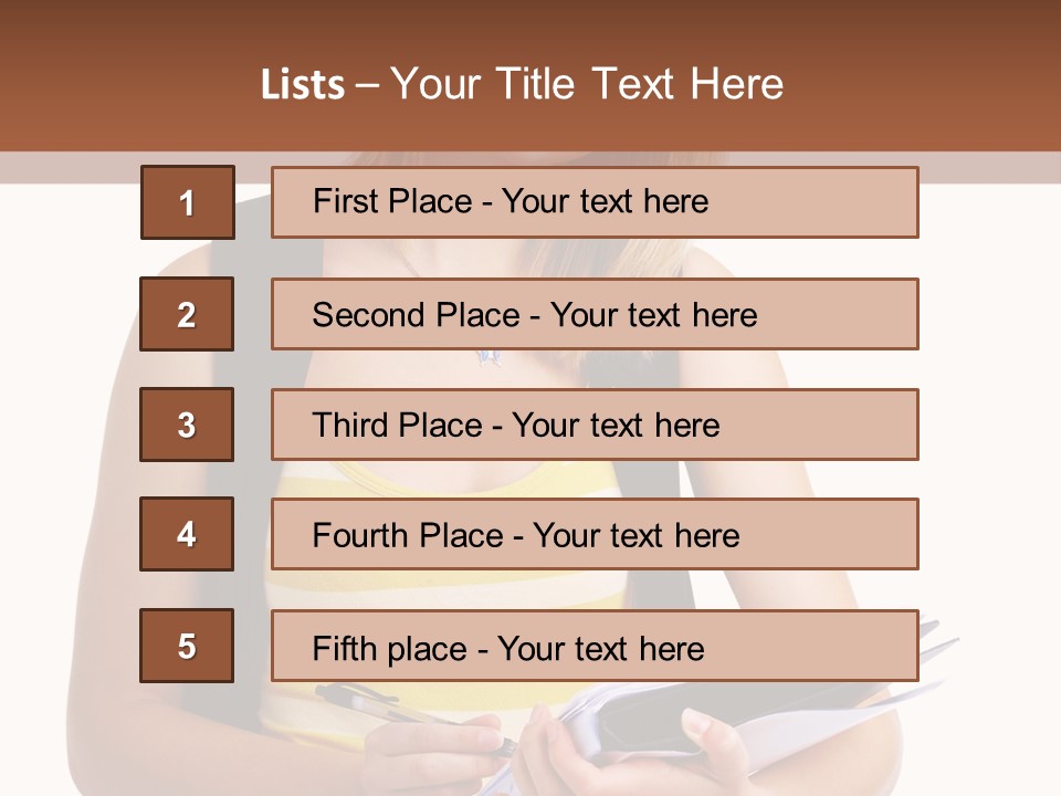 Attractive Isolated White PowerPoint Template