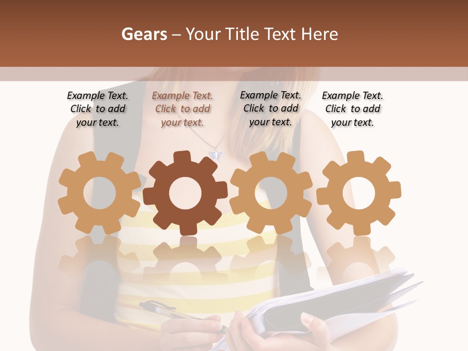 Attractive Isolated White PowerPoint Template