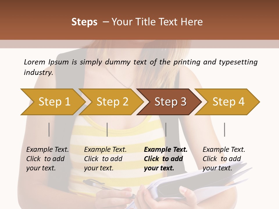 Attractive Isolated White PowerPoint Template