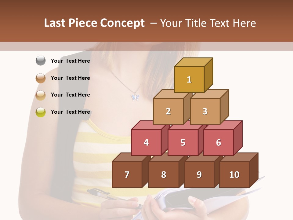 Attractive Isolated White PowerPoint Template