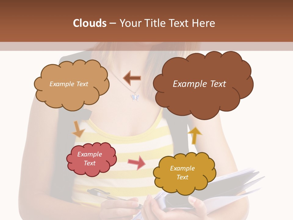 Attractive Isolated White PowerPoint Template