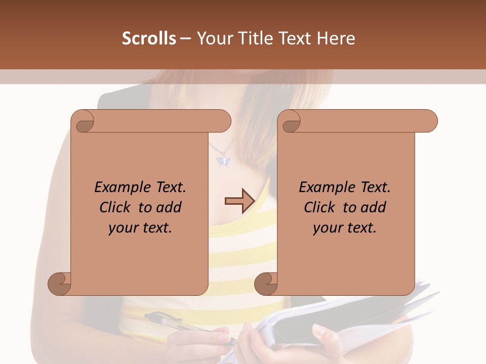 Attractive Isolated White PowerPoint Template