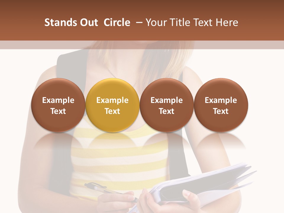 Attractive Isolated White PowerPoint Template