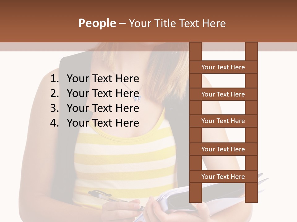 Attractive Isolated White PowerPoint Template