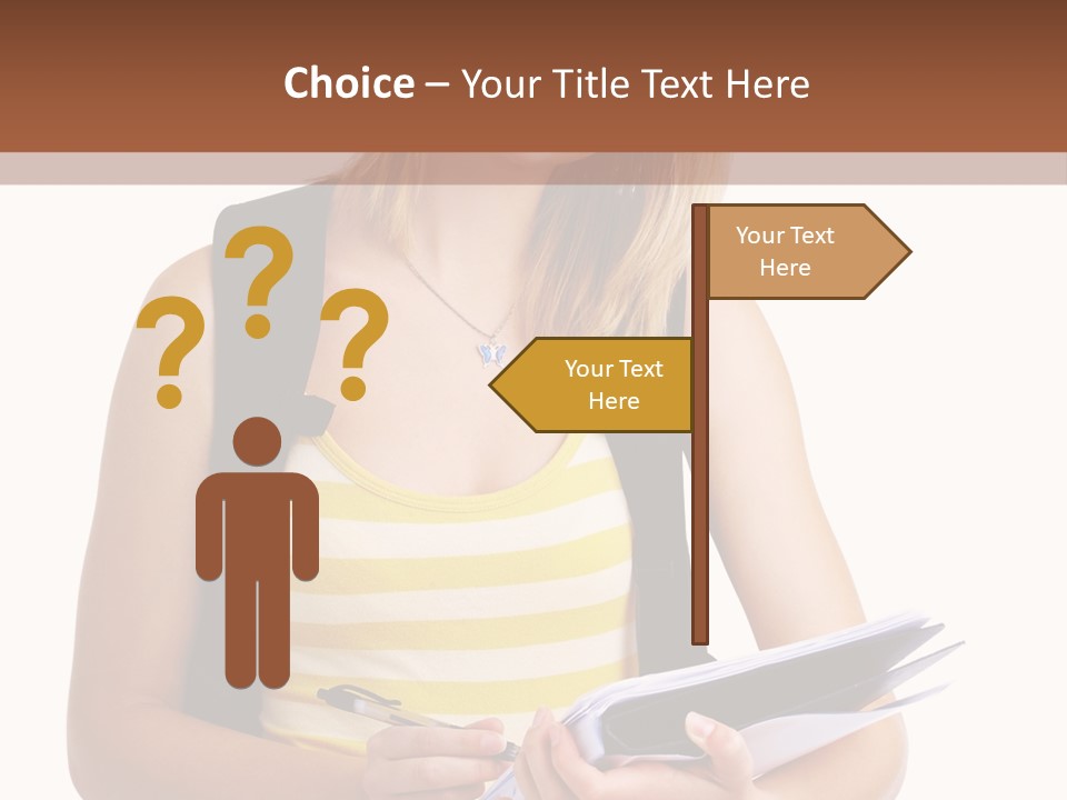 Attractive Isolated White PowerPoint Template