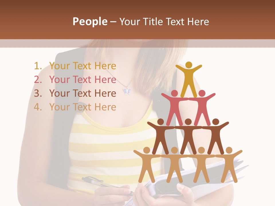 Attractive Isolated White PowerPoint Template