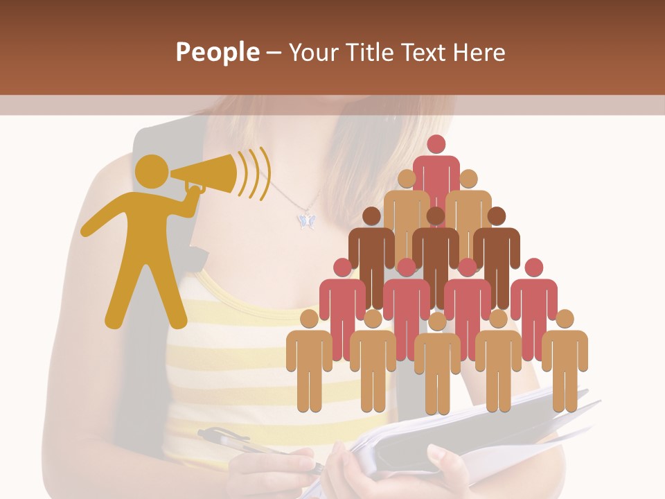 Attractive Isolated White PowerPoint Template