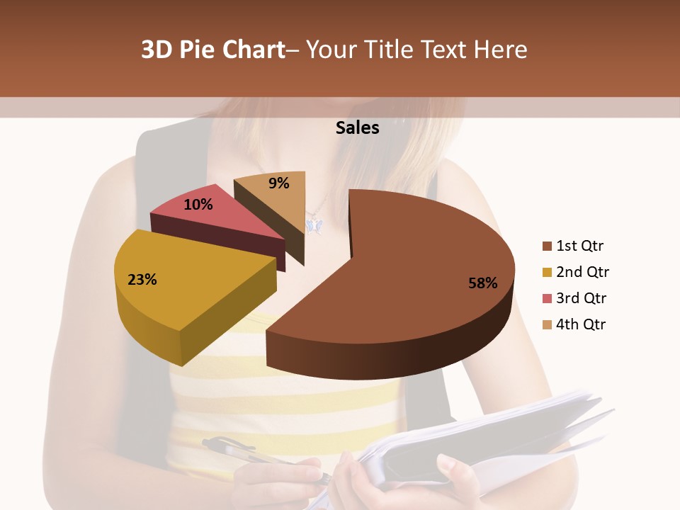 Attractive Isolated White PowerPoint Template