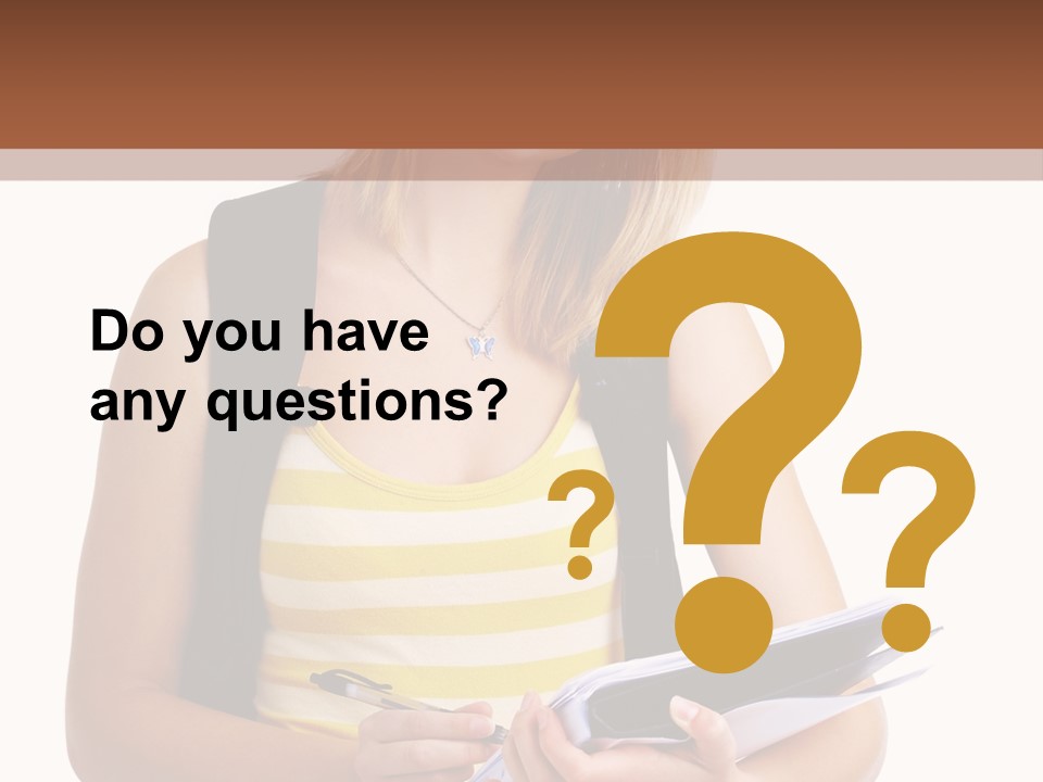 Attractive Isolated White PowerPoint Template