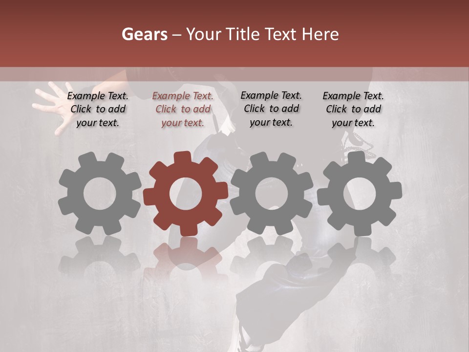 Breakdance Music Pose PowerPoint Template