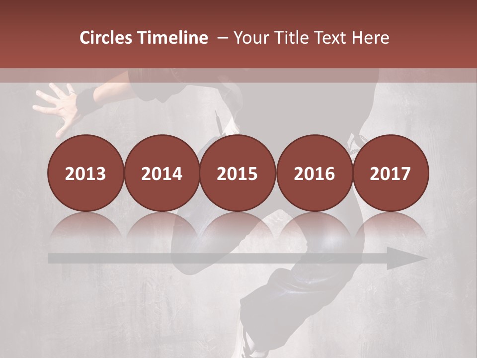 Breakdance Music Pose PowerPoint Template