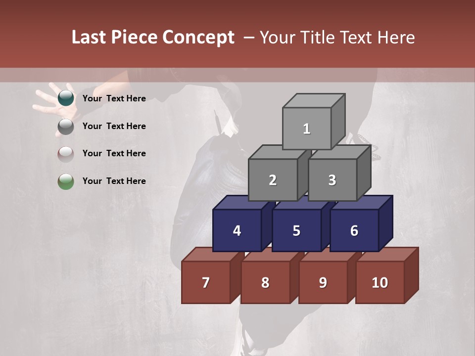 Breakdance Music Pose PowerPoint Template
