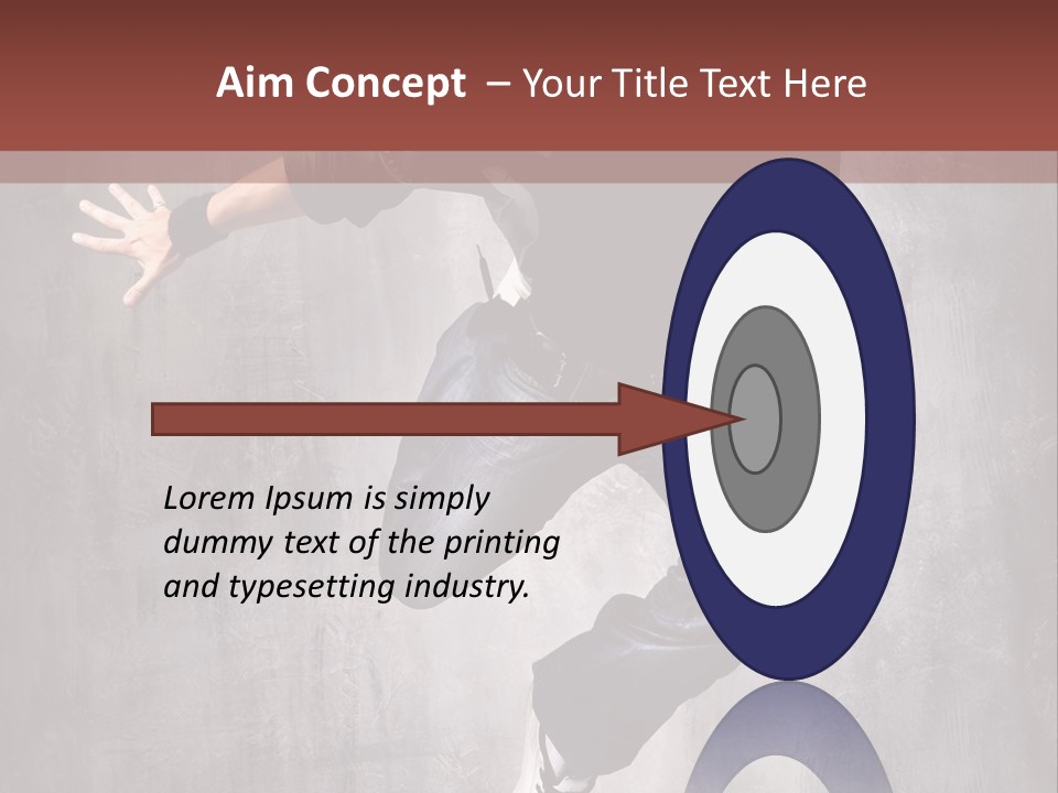 Breakdance Music Pose PowerPoint Template