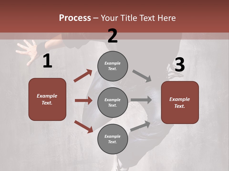 Breakdance Music Pose PowerPoint Template