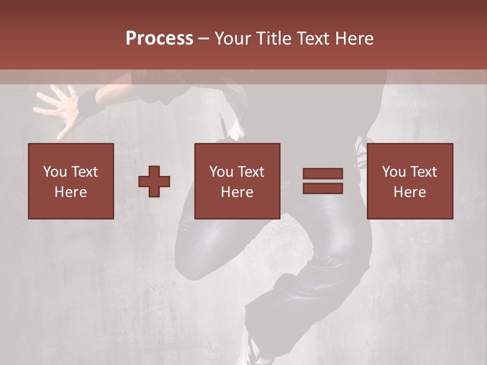 Breakdance Music Pose PowerPoint Template