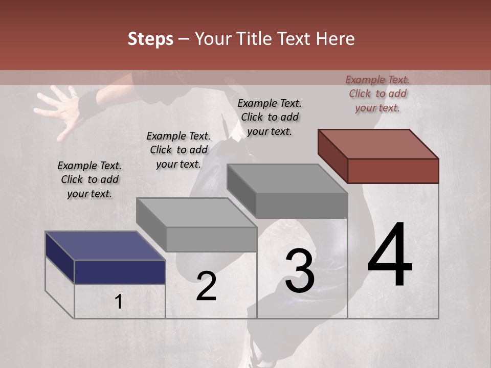Breakdance Music Pose PowerPoint Template