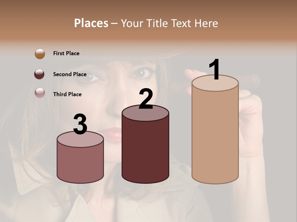 Agent Playing Fantasize PowerPoint Template