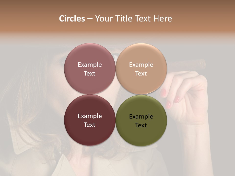 Agent Playing Fantasize PowerPoint Template