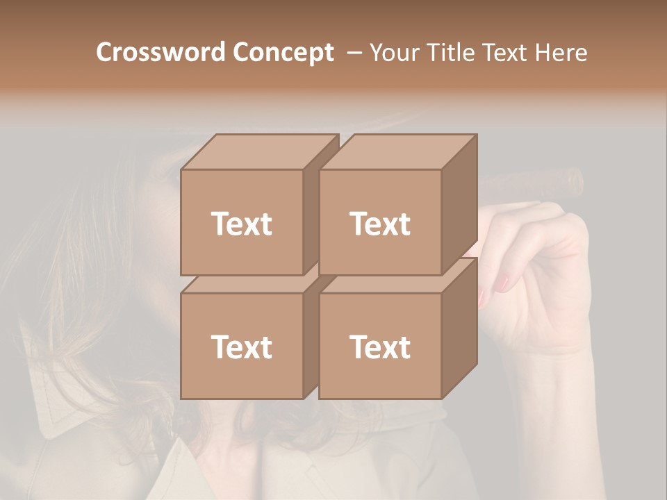 Agent Playing Fantasize PowerPoint Template