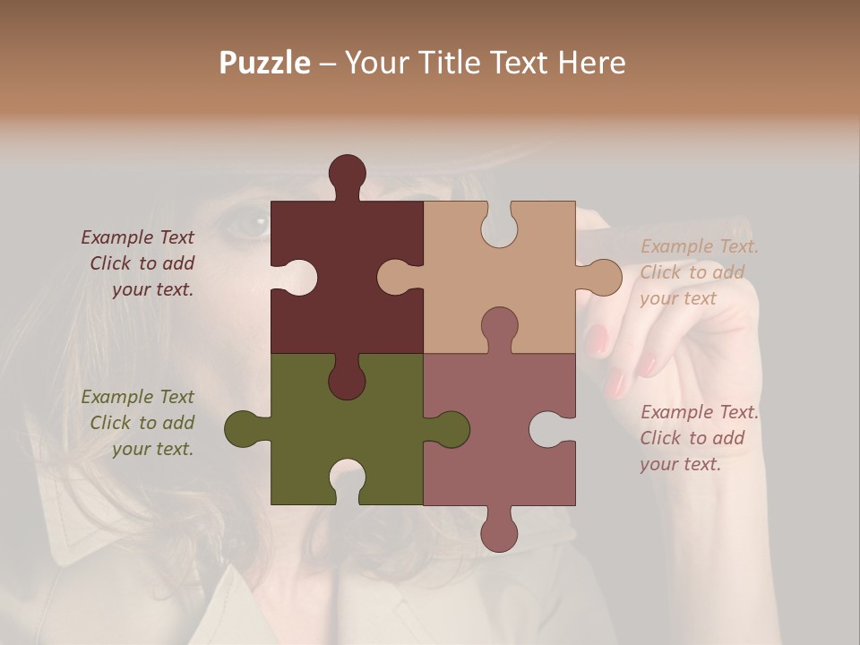 Agent Playing Fantasize PowerPoint Template