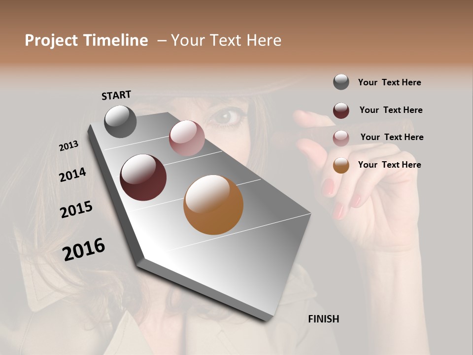 Agent Playing Fantasize PowerPoint Template