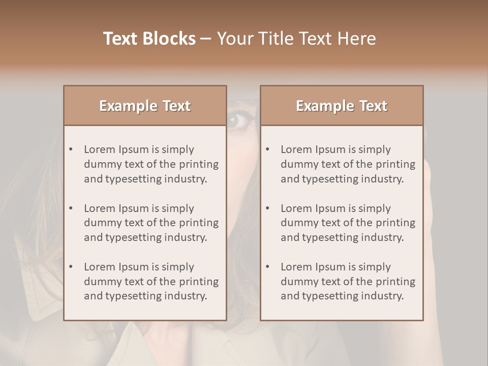 Agent Playing Fantasize PowerPoint Template