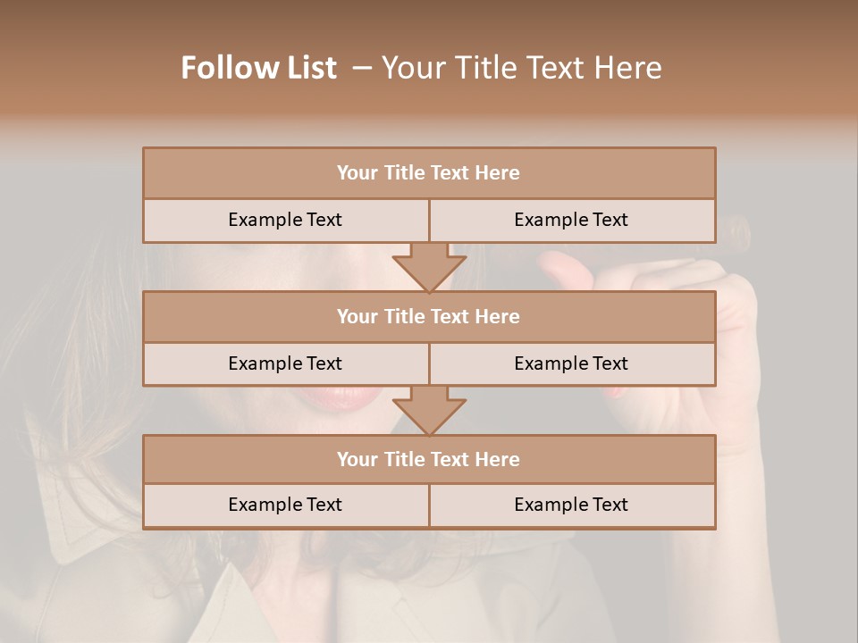 Agent Playing Fantasize PowerPoint Template