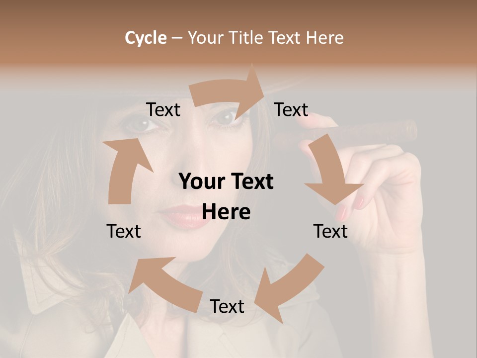 Agent Playing Fantasize PowerPoint Template