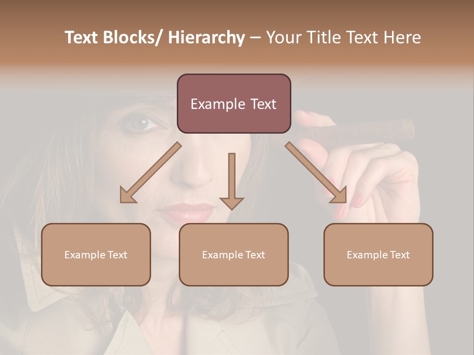 Agent Playing Fantasize PowerPoint Template